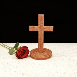 Resin Cross- Brown