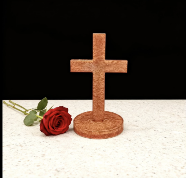 Resin Cross- Brown